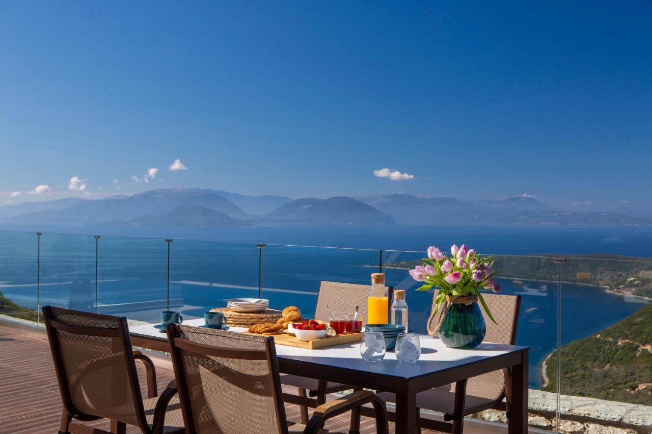 Heavenly Heights Villas By Kb Hospitality Evgiros Exterior foto